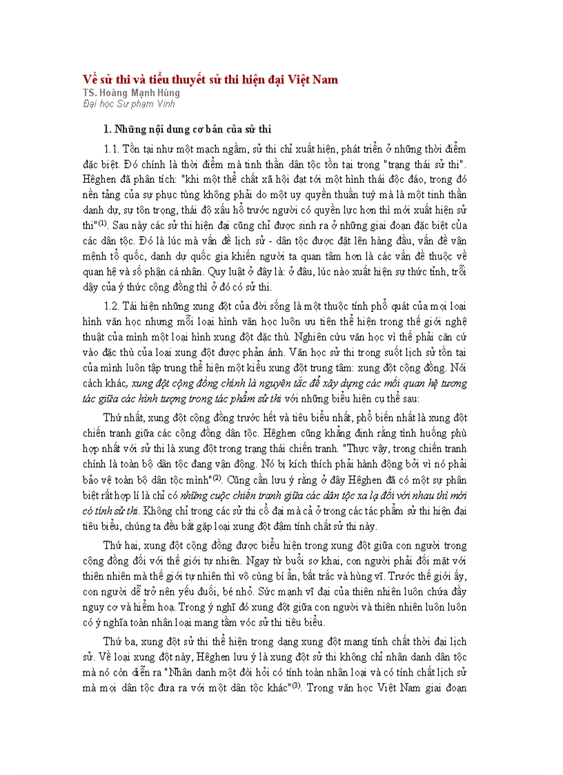 image for page Về sử thi và tiểu thuyết sử thi việt nam hiện đại