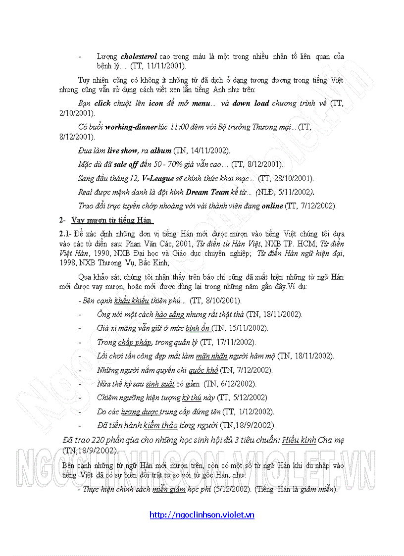 image for page V NCKH Phương thức tạo từ ngữ trong Tiếng Việt hiện đại