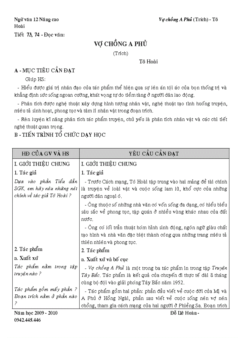 image for page Vợ chồng A Phủ chương trình Nâng cao