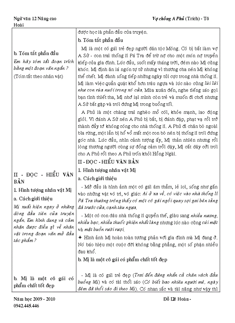 image for page Vợ chồng A Phủ chương trình Nâng cao