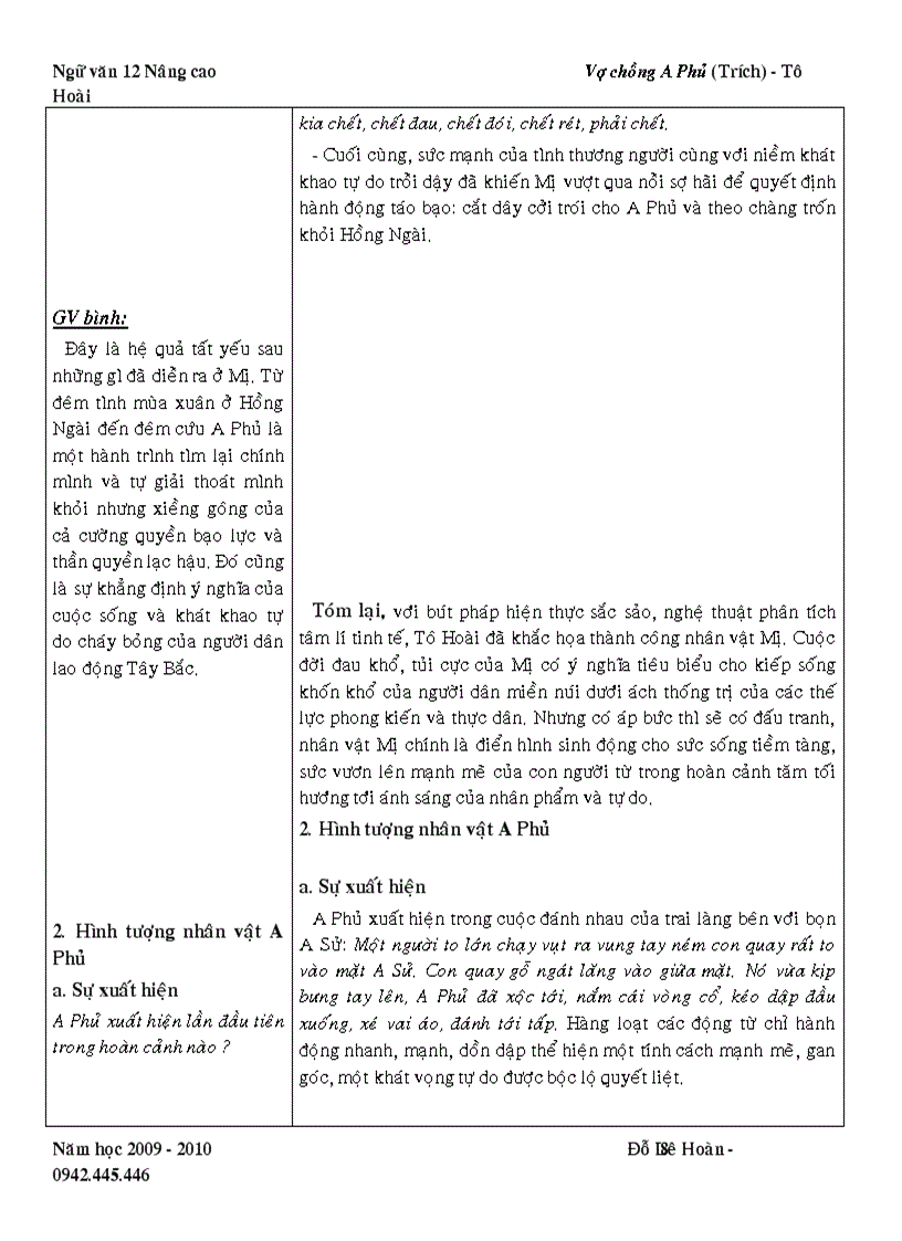 image for page Vợ chồng A Phủ chương trình Nâng cao