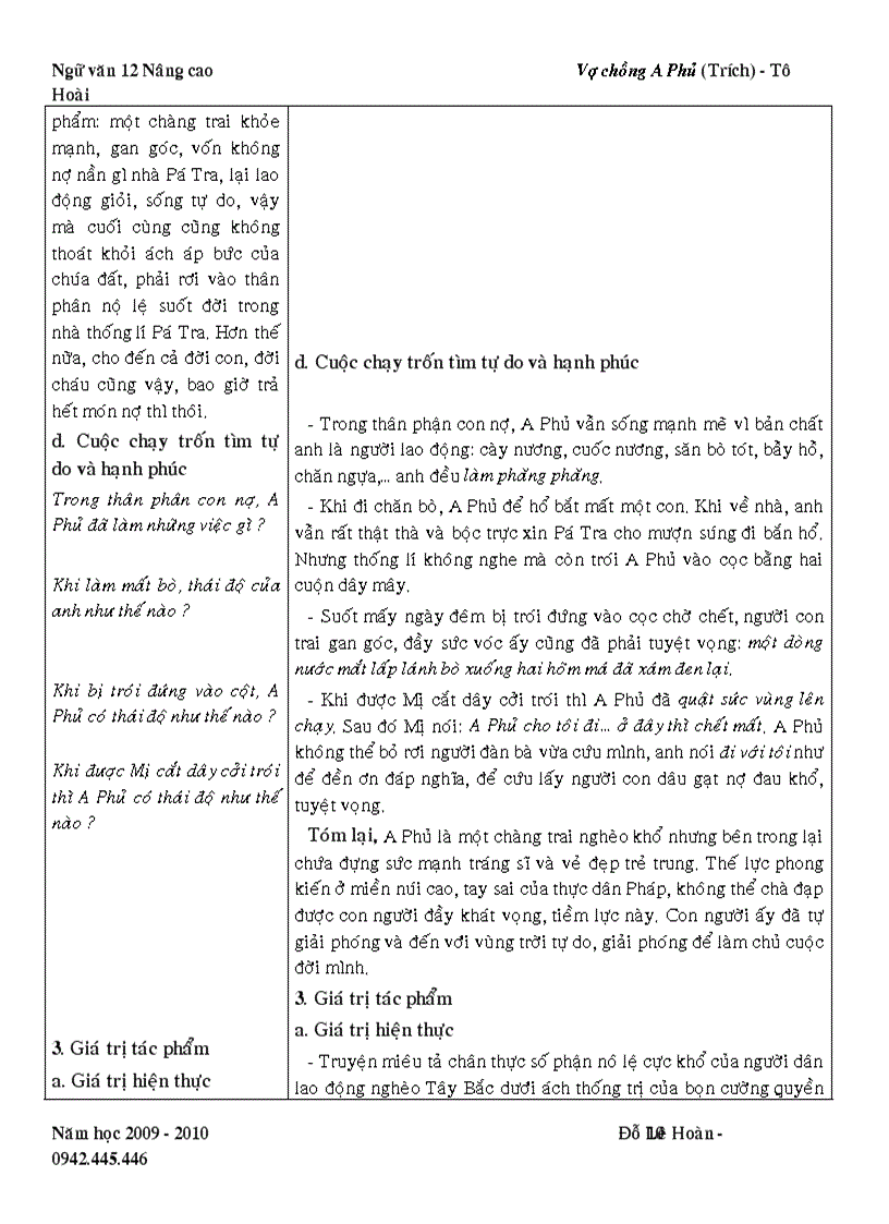 image for page Vợ chồng A Phủ chương trình Nâng cao