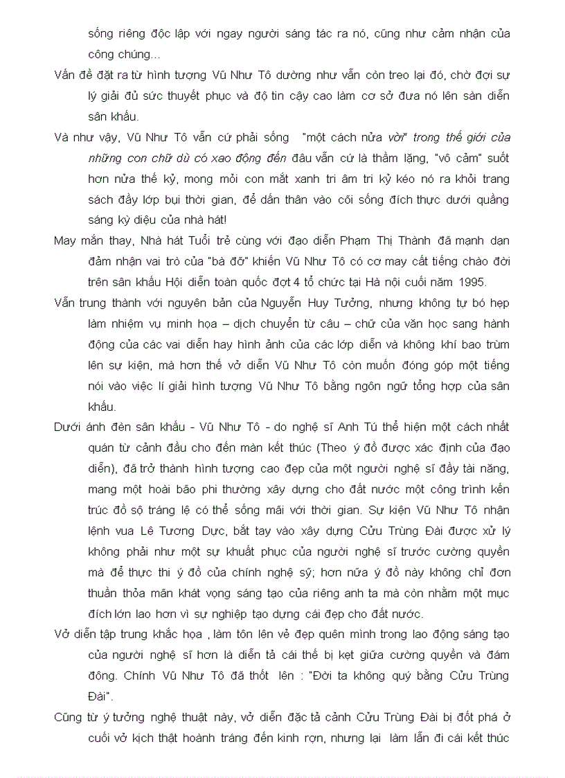 image for page VŨ NHƯ TÔ Từ kịch banddeensvowr diễn