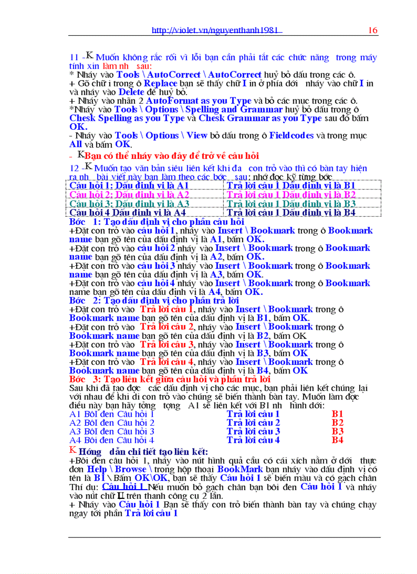 image for page Xử lí khi soạn thảo cực có ích viết bởi giáo viên Tin