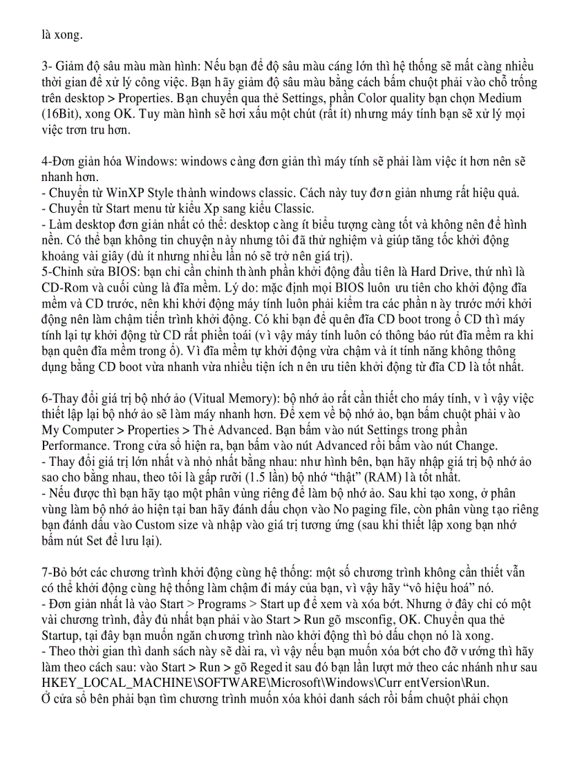 image for page 10 cách tăng tốc máy tính