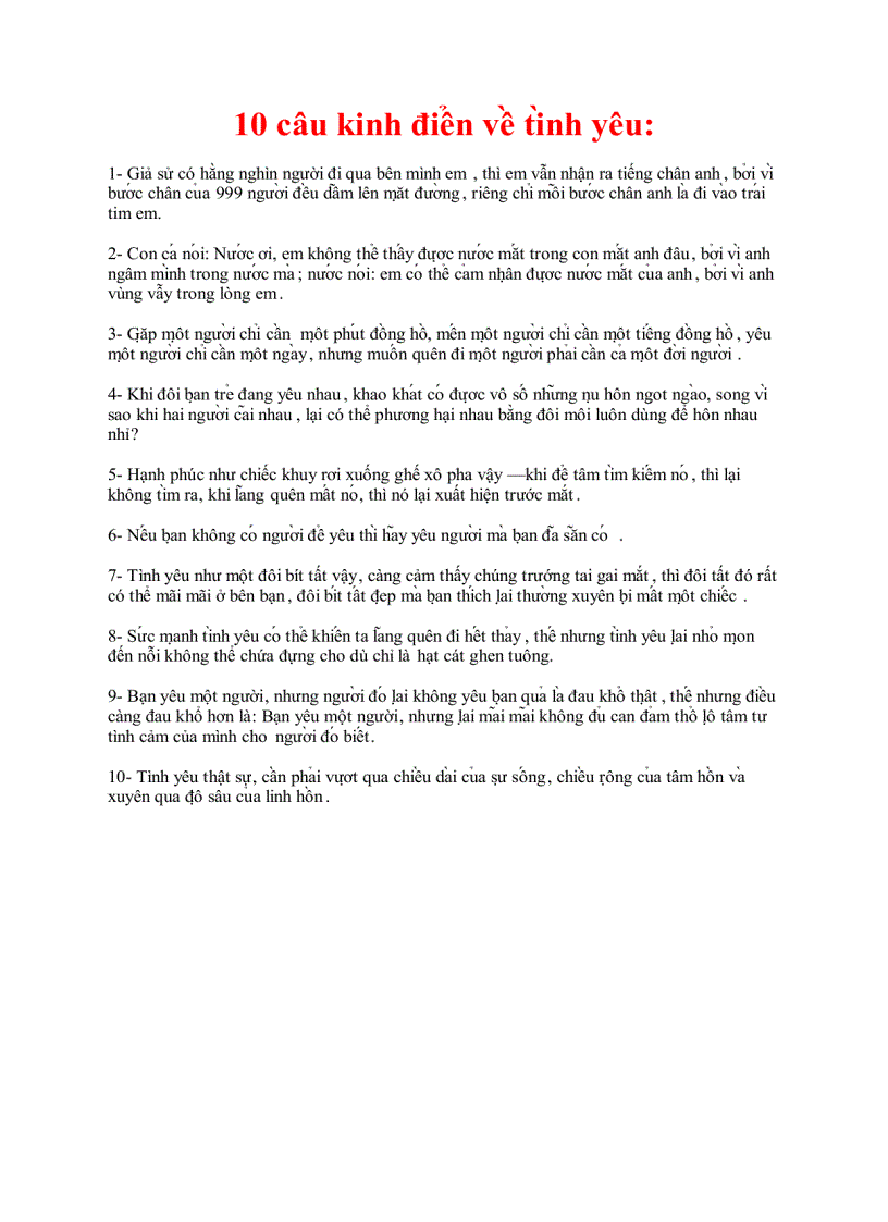 image for page 10 câu nói kinh điển cho kẻ đang yêu