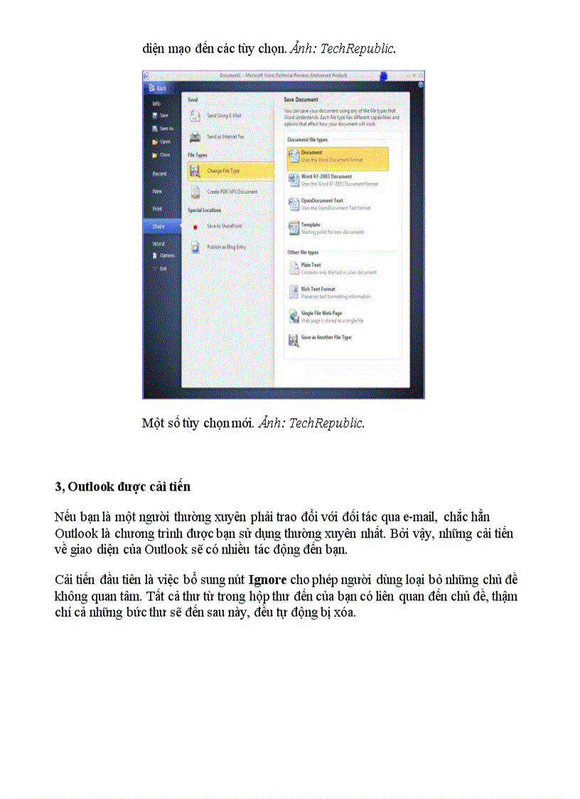 image for page 10 điểm nổi bật của bộ office 2010