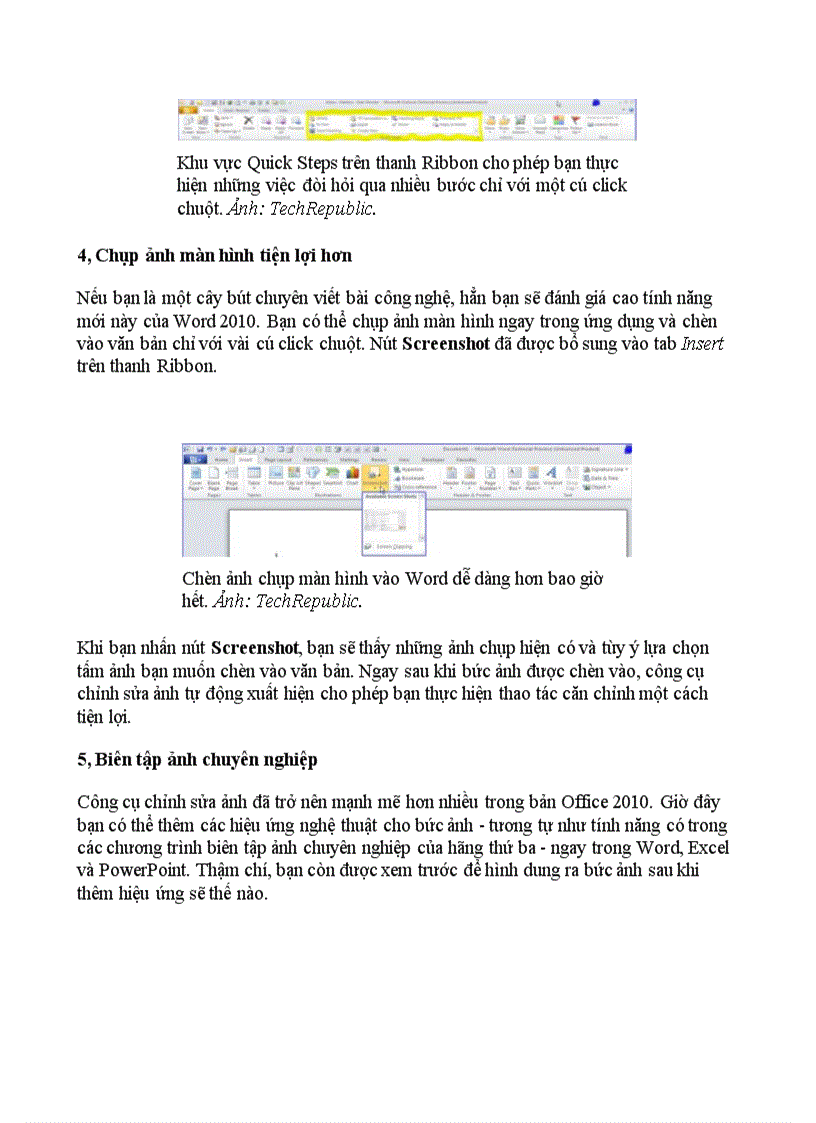 image for page 10 điểm nổi bật của bộ office 2010