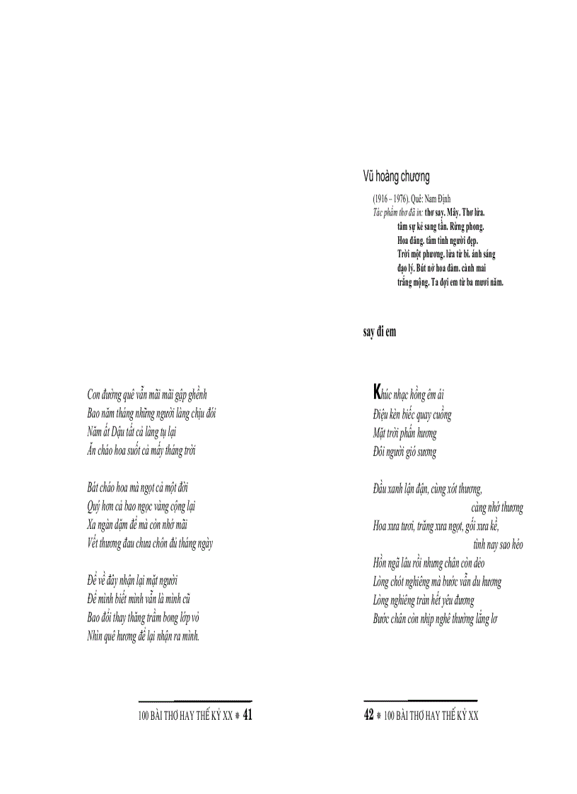 image for page 100 bài thơ hay thế kỷ 20