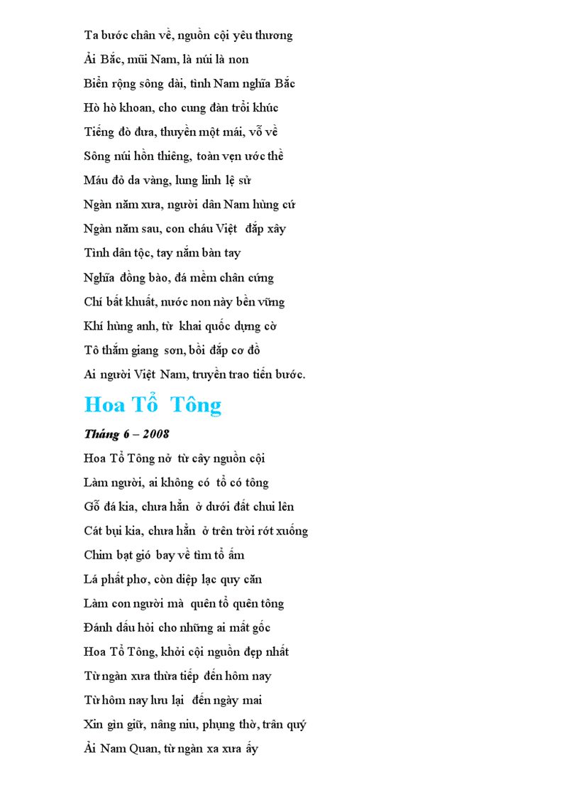 image for page 100 Bài thơ Tình Tự Quê Hương 3 TG Mặc Giang