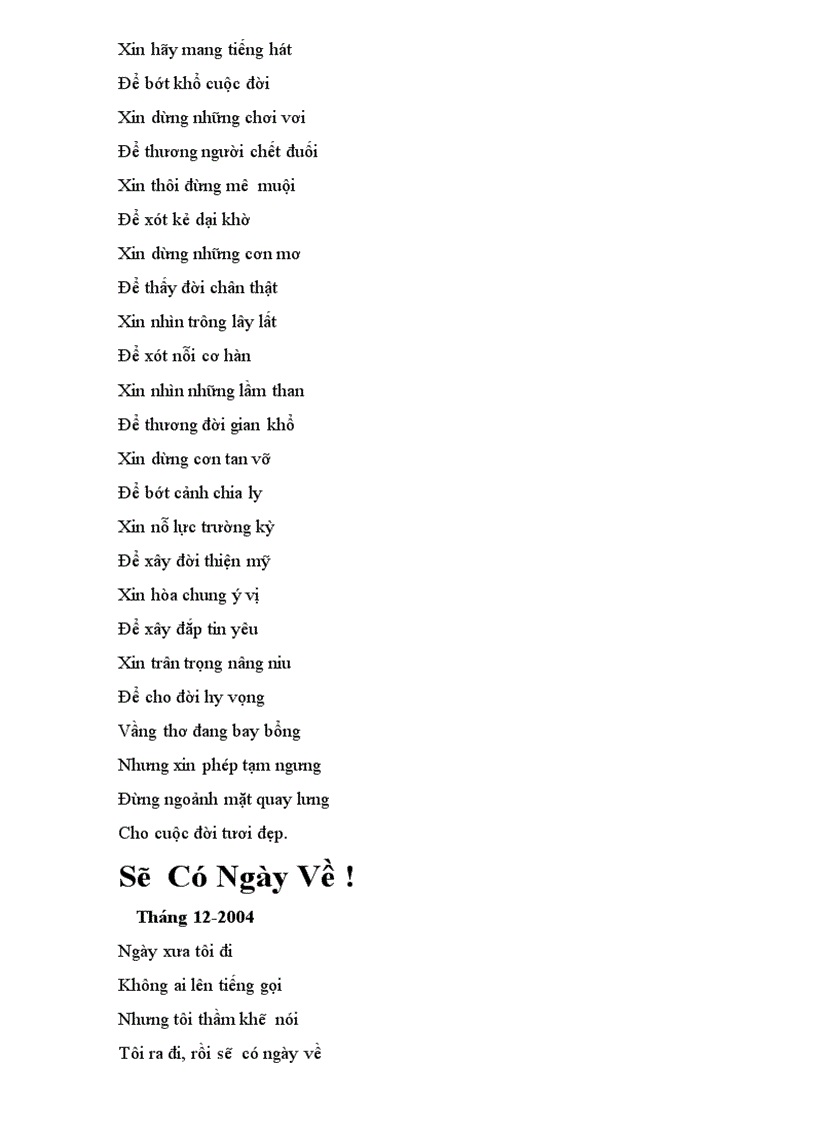 image for page 100 Bài Thơ Tình Tự Quê Hương Tập 2 TG Mặc Giang