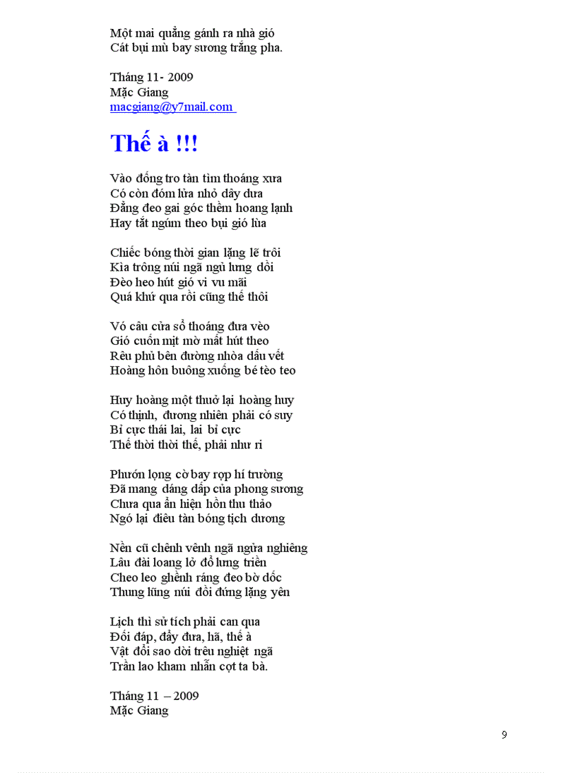 image for page 100Bài Thơ Tình Tự Quê Hương 5 TG Mặc Giang