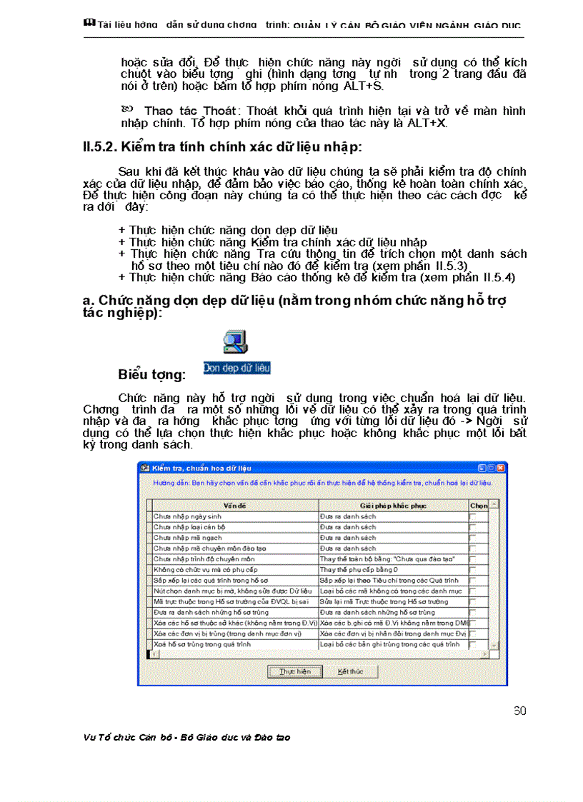 image for page 2 Tài liệu hướng dẫn sử dụng phần mềm quản lí CBGV