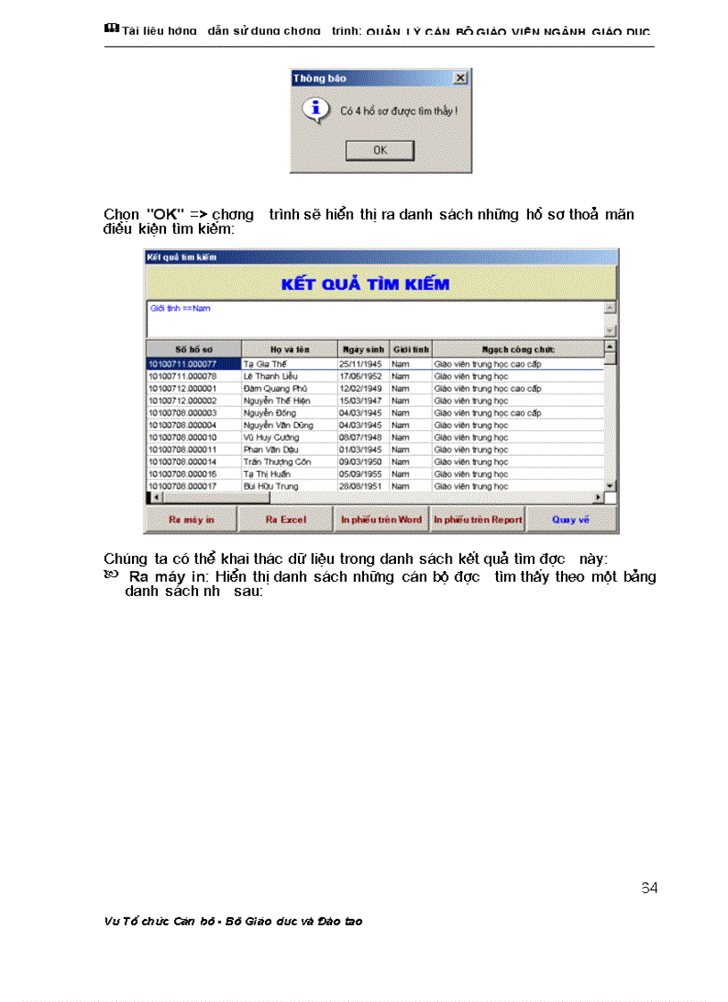 image for page 2 Tài liệu hướng dẫn sử dụng phần mềm quản lí CBGV