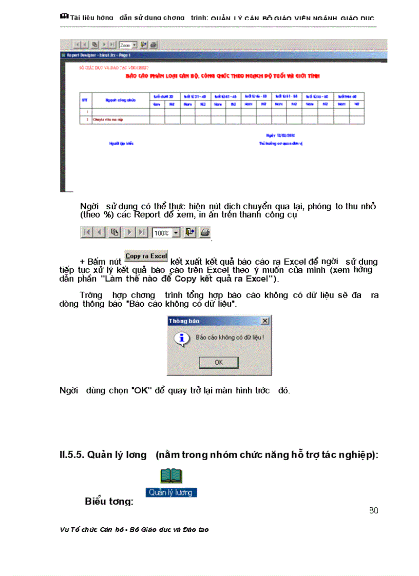 image for page 2 Tài liệu hướng dẫn sử dụng phần mềm quản lí CBGV