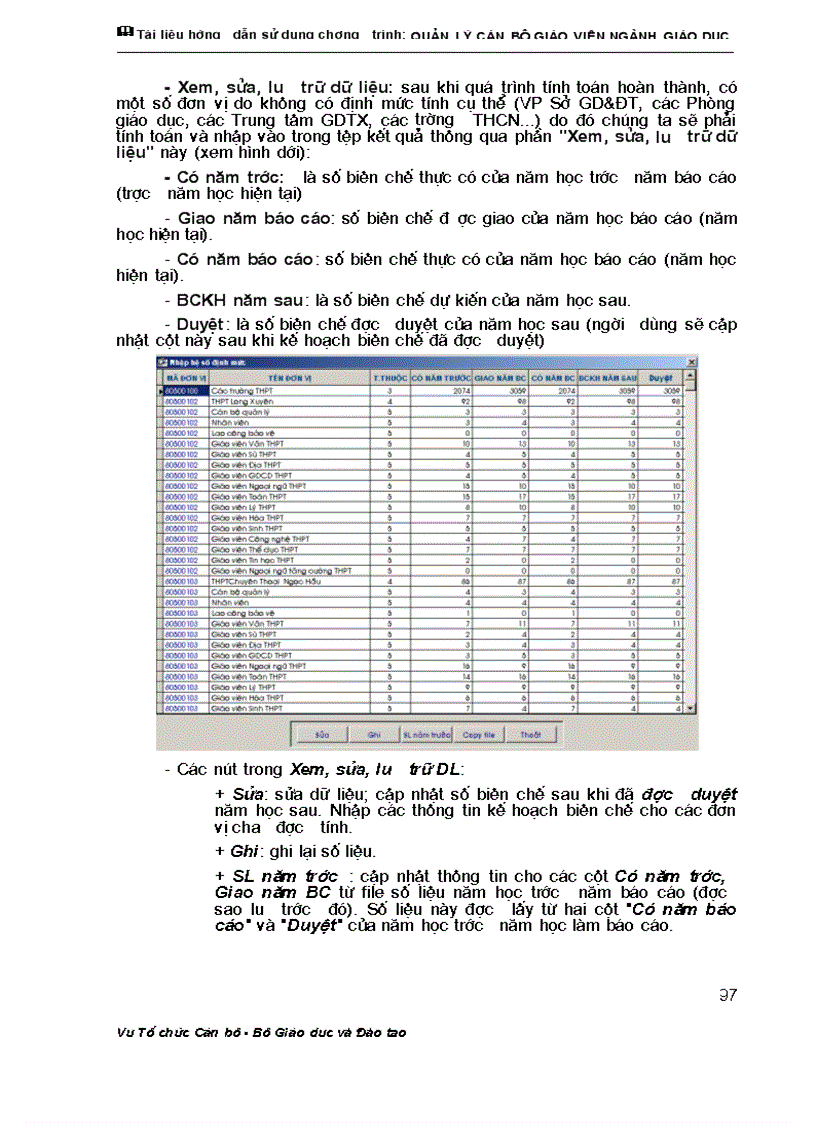 image for page 2 Tài liệu hướng dẫn sử dụng phần mềm quản lí CBGV