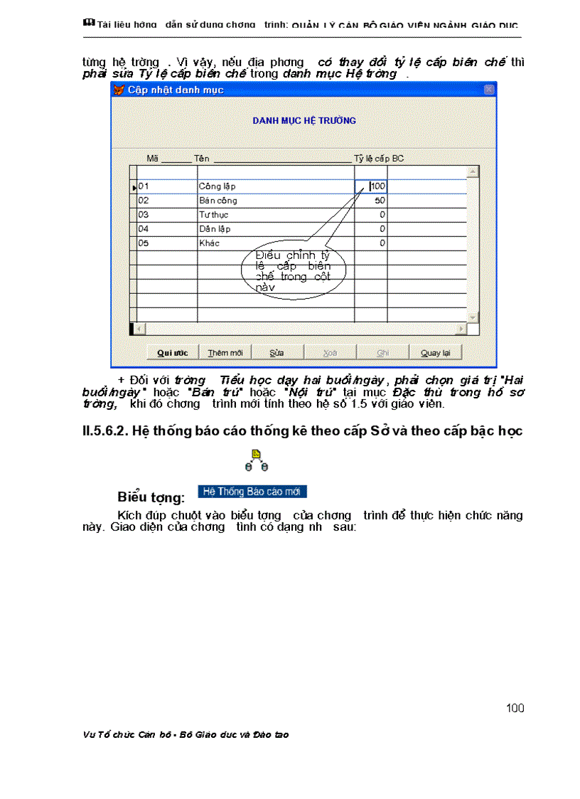 image for page 2 Tài liệu hướng dẫn sử dụng phần mềm quản lí CBGV