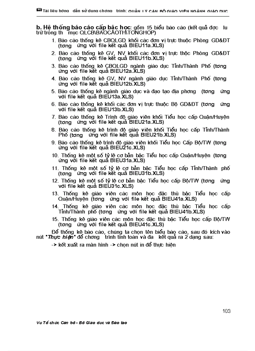 image for page 2 Tài liệu hướng dẫn sử dụng phần mềm quản lí CBGV