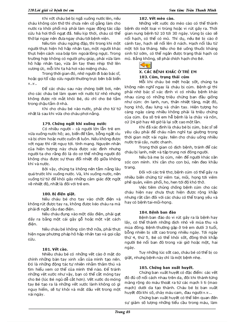 image for page 220 căn bệnh thường gặp ở trẻ em