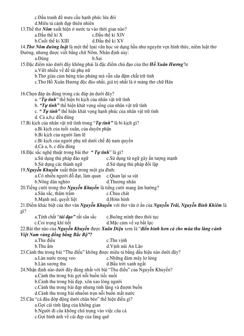 image for page 500 câu hỏi trắc nghiệm ngữ văn