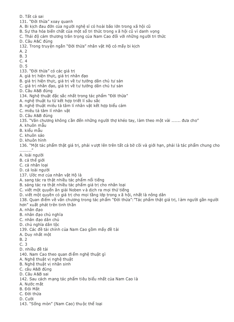 image for page 500 câu hỏi trắc nghiệm ngữ văn