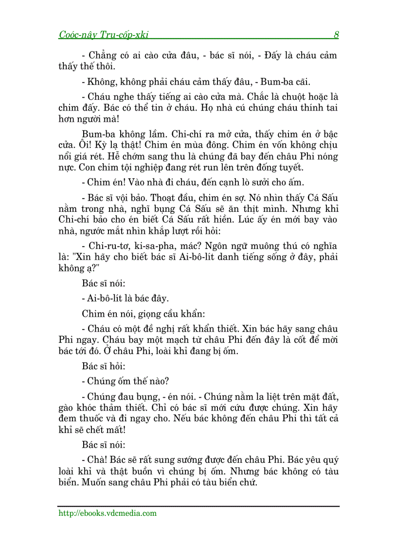 image for page Bác sĩ Ai Bô Lit Tru cop xki