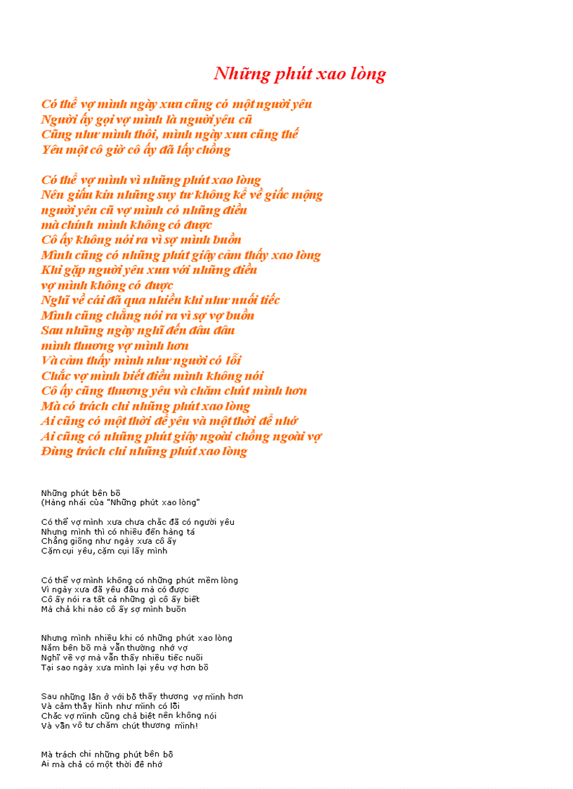 image for page Bài thơ những phút xao lòng của Thuận Hữu