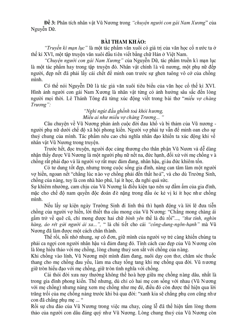 image for page Bài văn hay thi vào 10