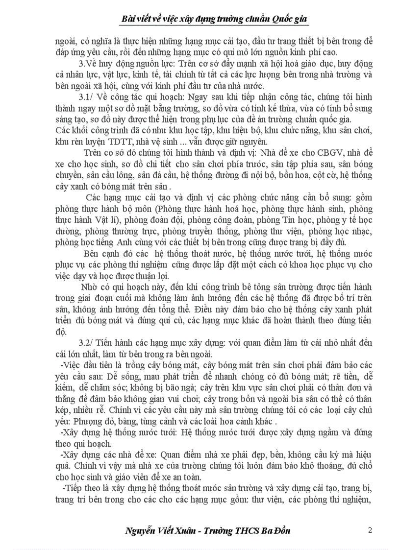 image for page Bài viết xây dựng trường chuẩn