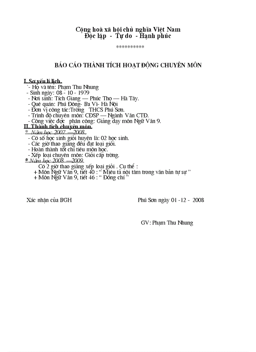 image for page Báo cáo tình hình chuyên môn 9