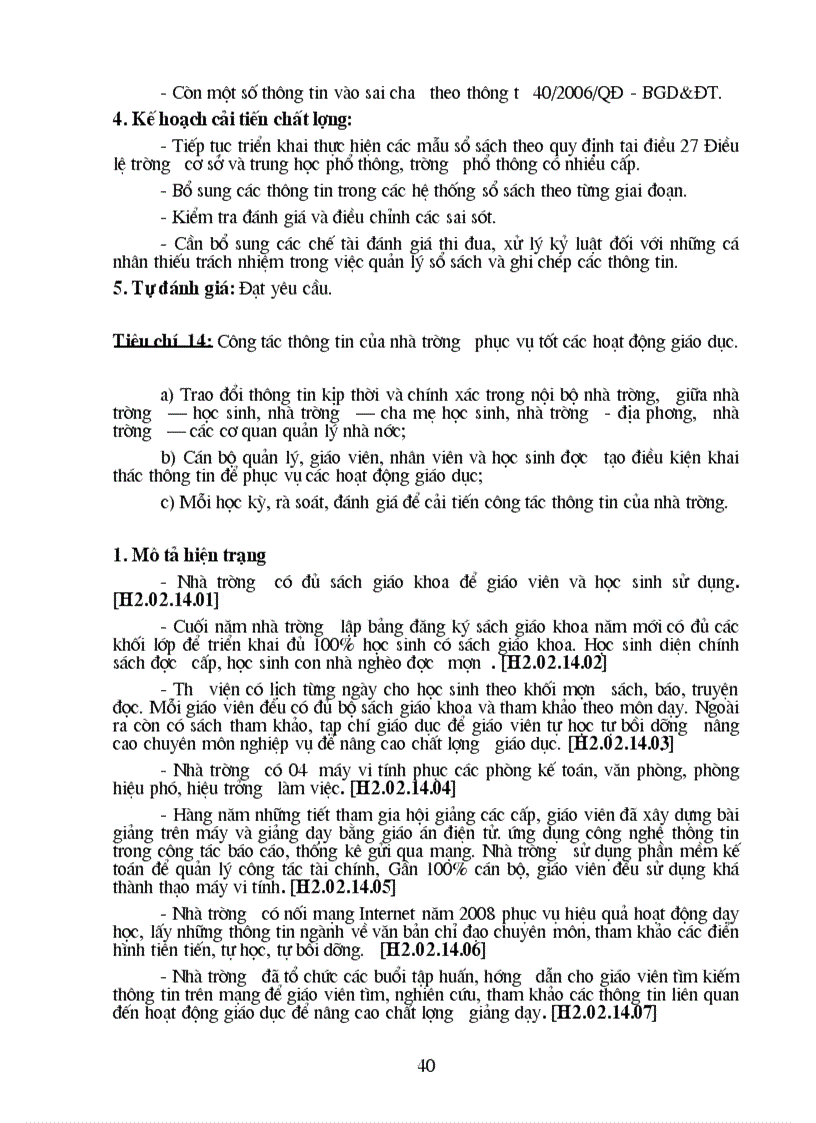 image for page Bao cao tu danh gia