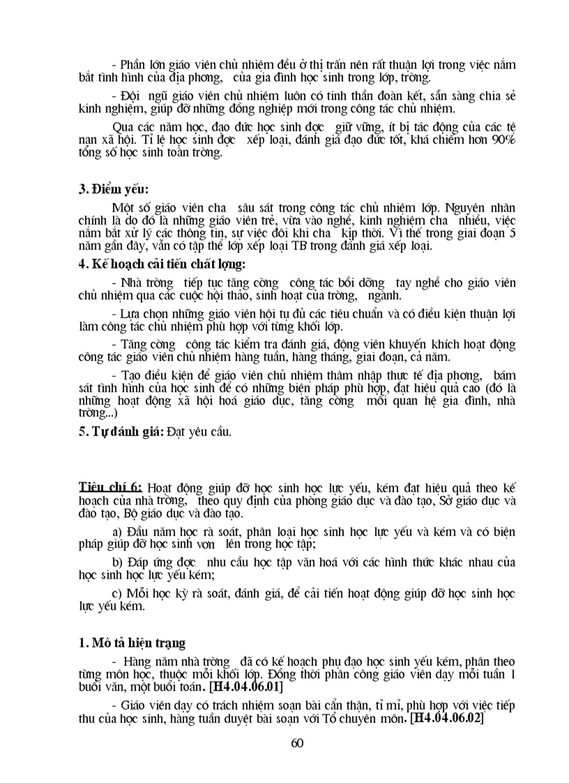 image for page Bao cao tu danh gia