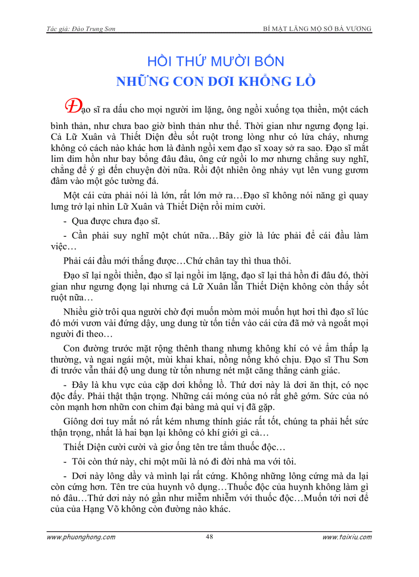 image for page Bí mật lăng mộ sở bá vương 14