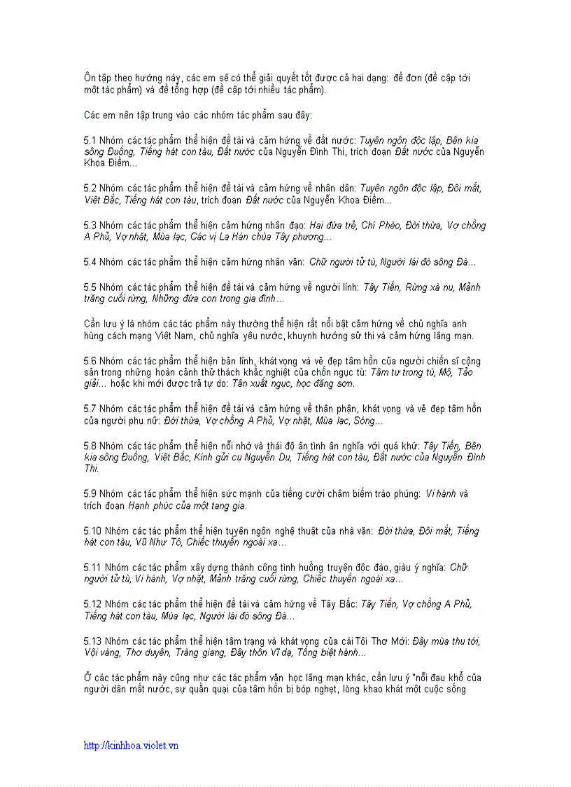 image for page Bí quyết ôn thi môn văn hiệu quả