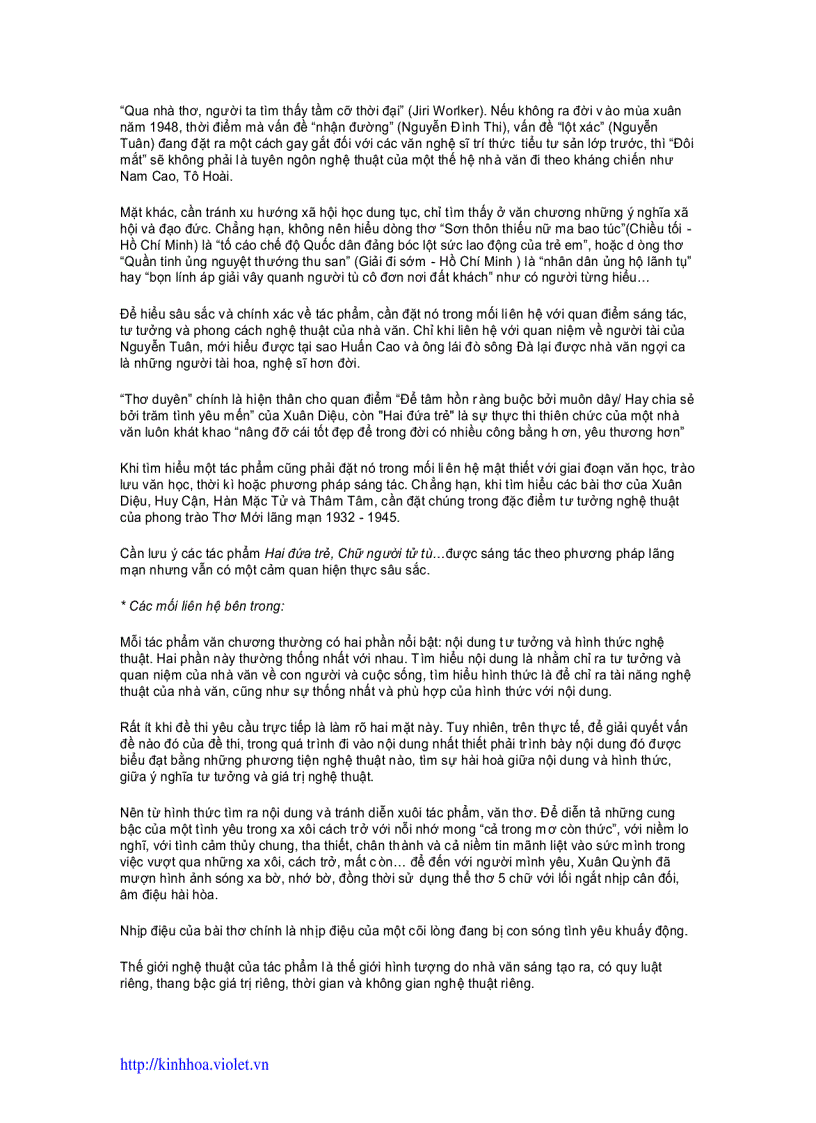 image for page Bí quyết thi môn Ngữ văn có hiệu quả