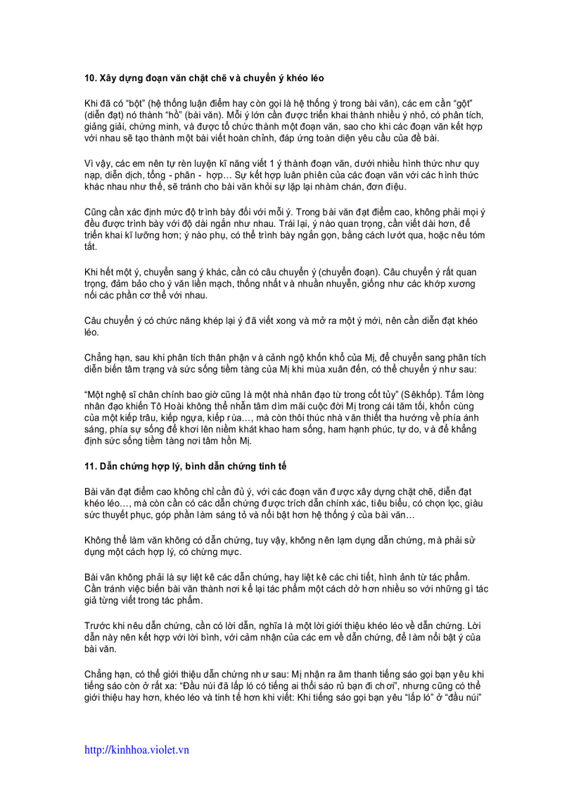 image for page Bí quyết thi môn Ngữ văn có hiệu quả