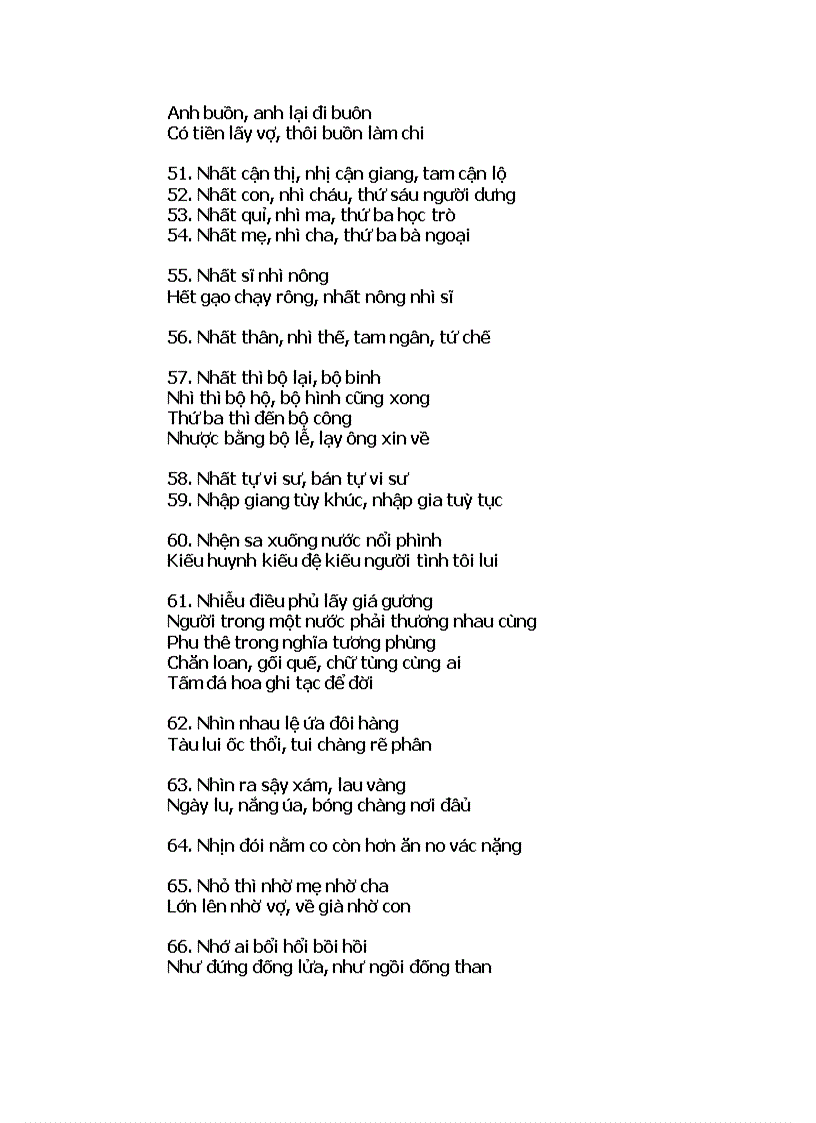 image for page Ca dao tục ngữ bắt đầu chữ N