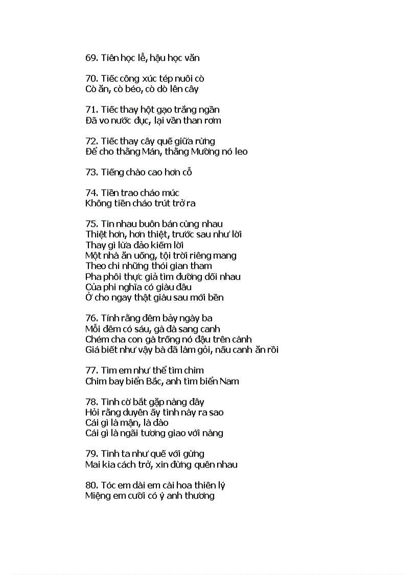 image for page Ca dao tục ngữ bắt đầu chữ T