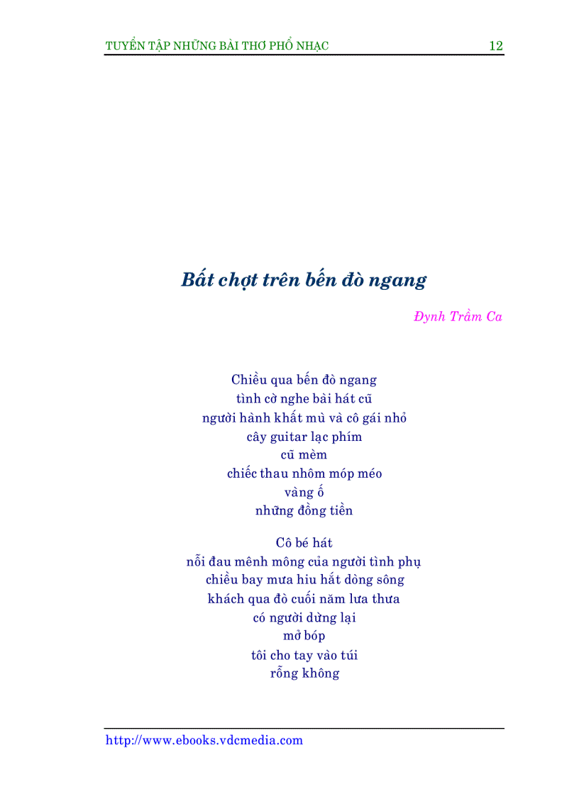 image for page Các bài thơ phổ nhạc