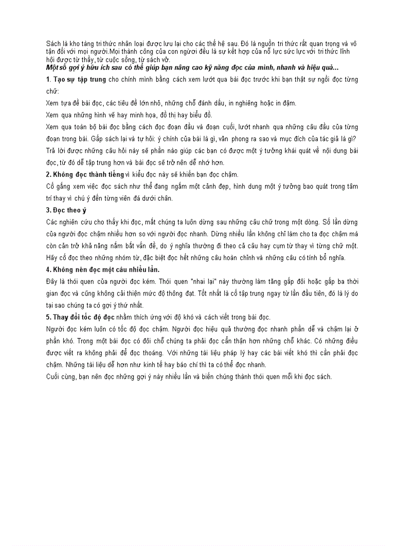 image for page Cách đọc sách hiệu quả
