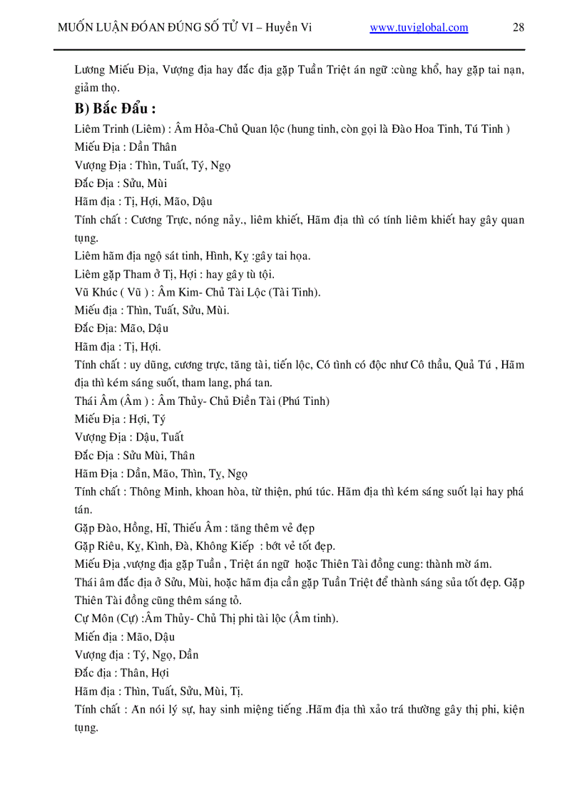 image for page Cách tìm hiểu lá số tử vi