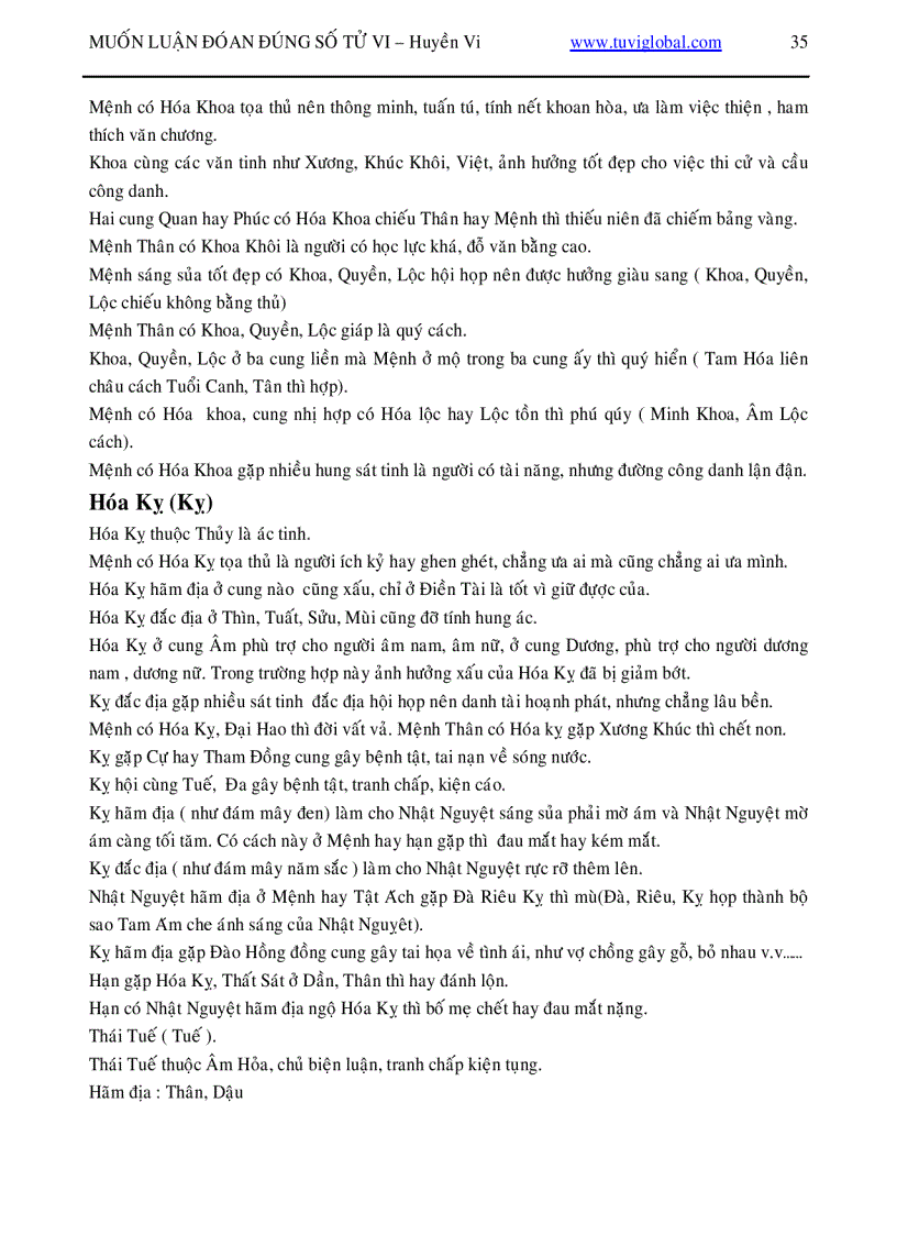 image for page Cách tìm hiểu lá số tử vi