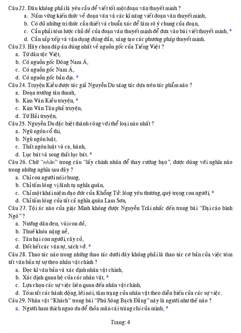 image for page Cau hoi on tap cuc hay Ky II