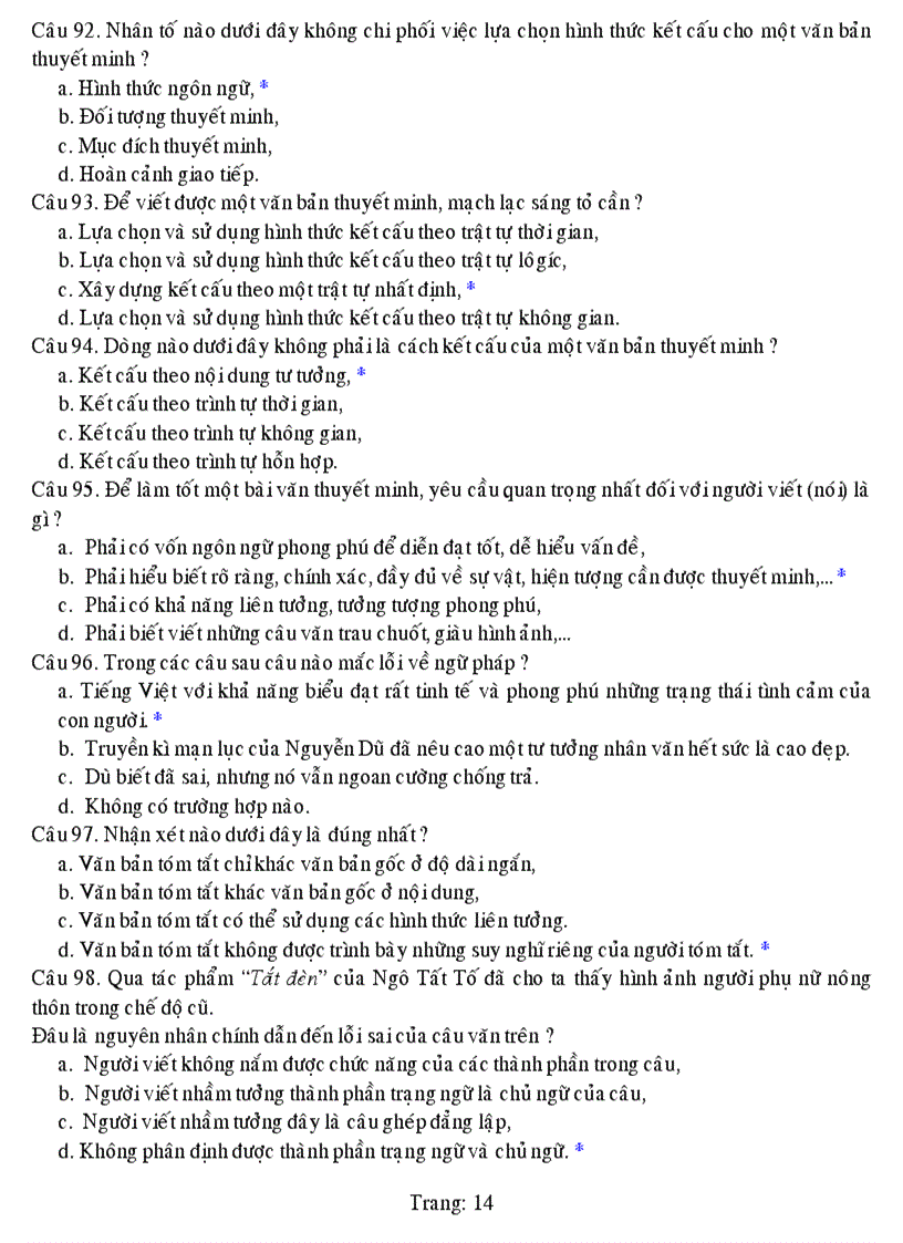 image for page Cau hoi on tap cuc hay Ky II