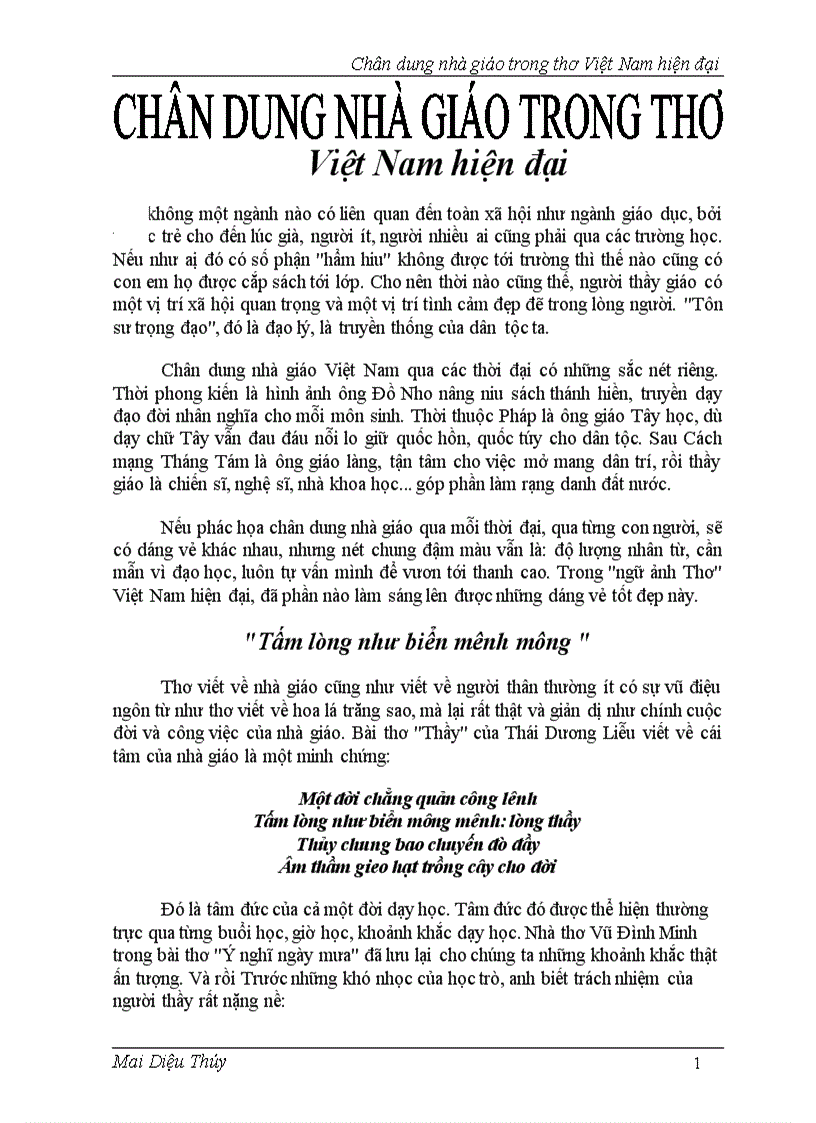 image for page Chân dung nhà giáo trong thơ việt nam hiện đại