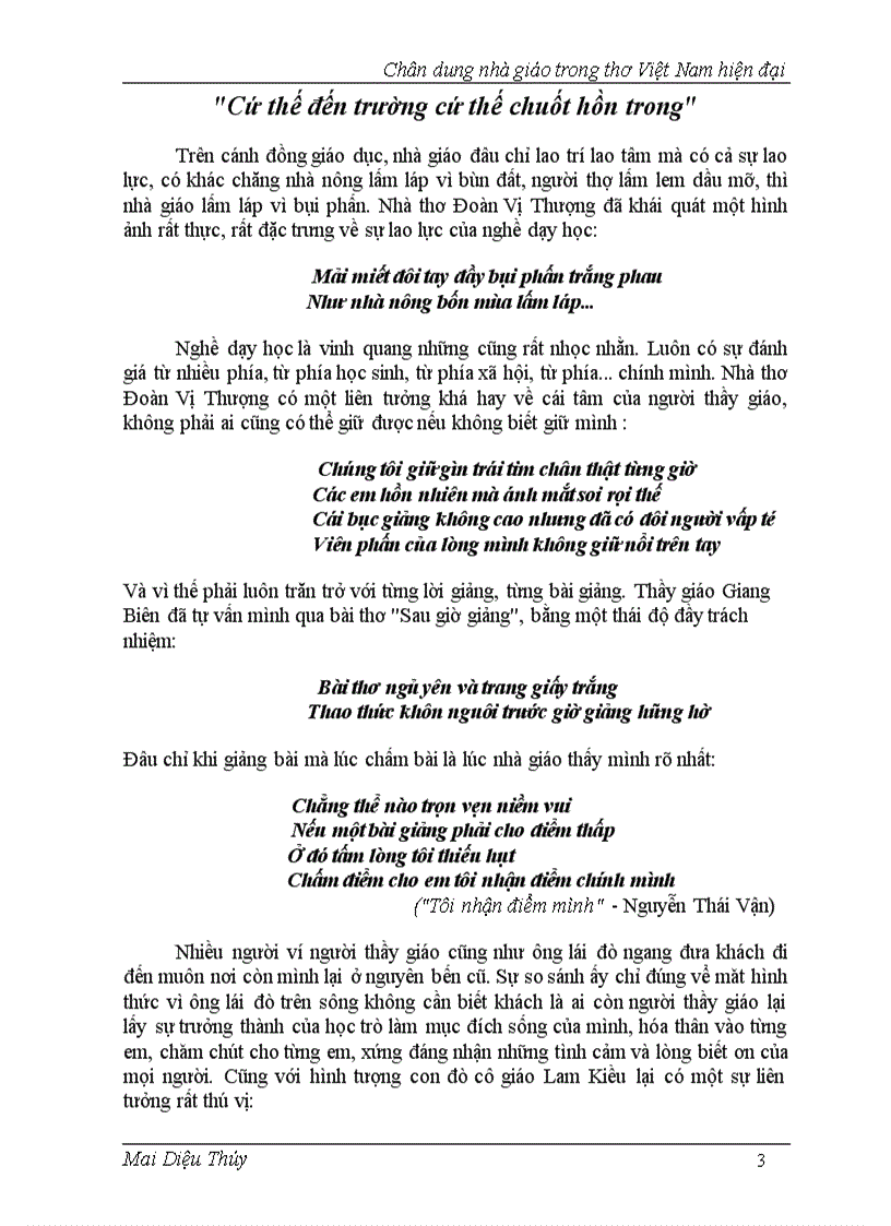 image for page Chân dung nhà giáo trong thơ việt nam hiện đại