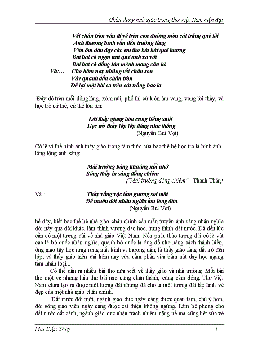 image for page Chân dung nhà giáo trong thơ việt nam hiện đại