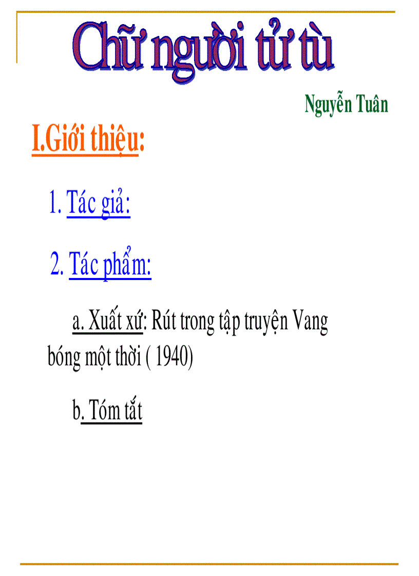 Chữ người tử tù