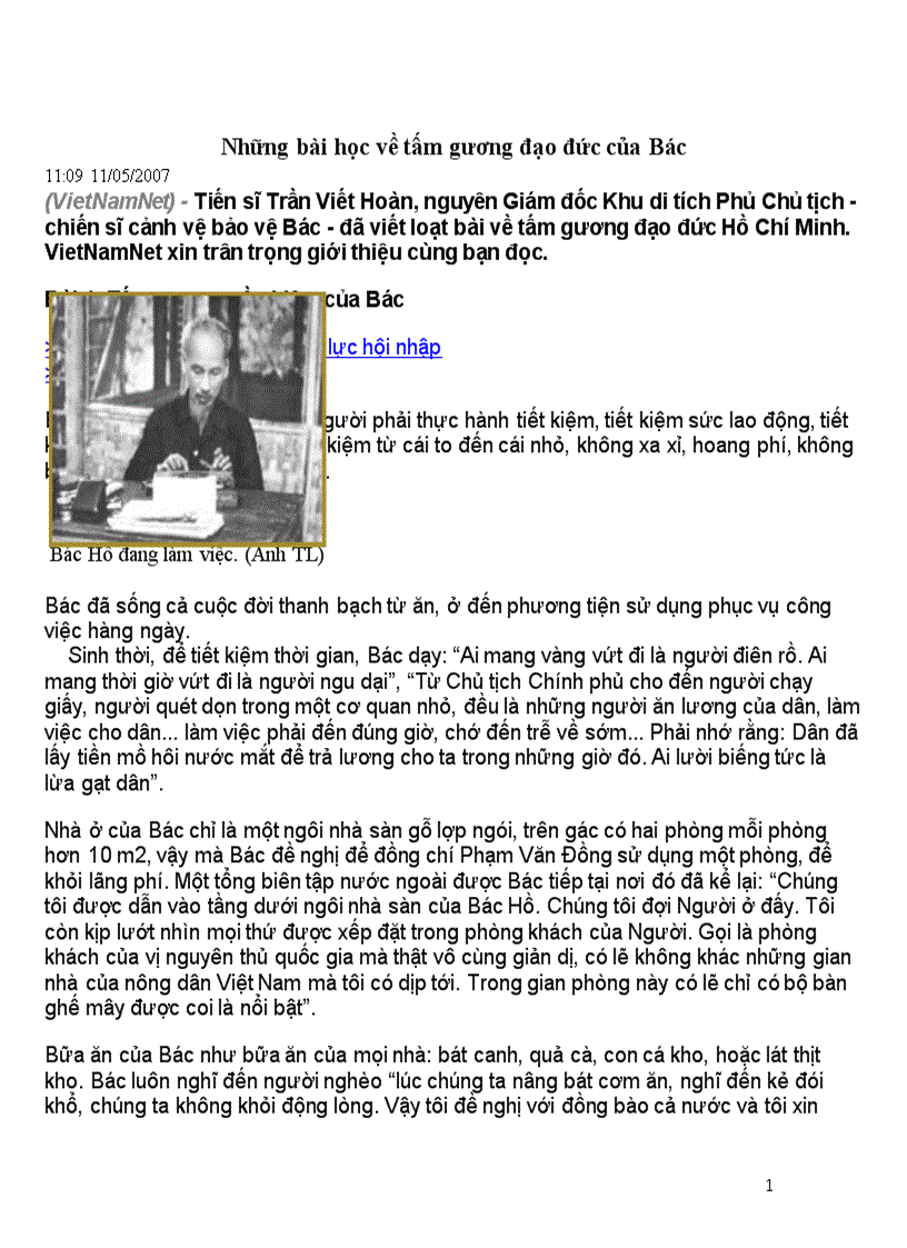 image for page Chủ tịch Hồ Chí Minh