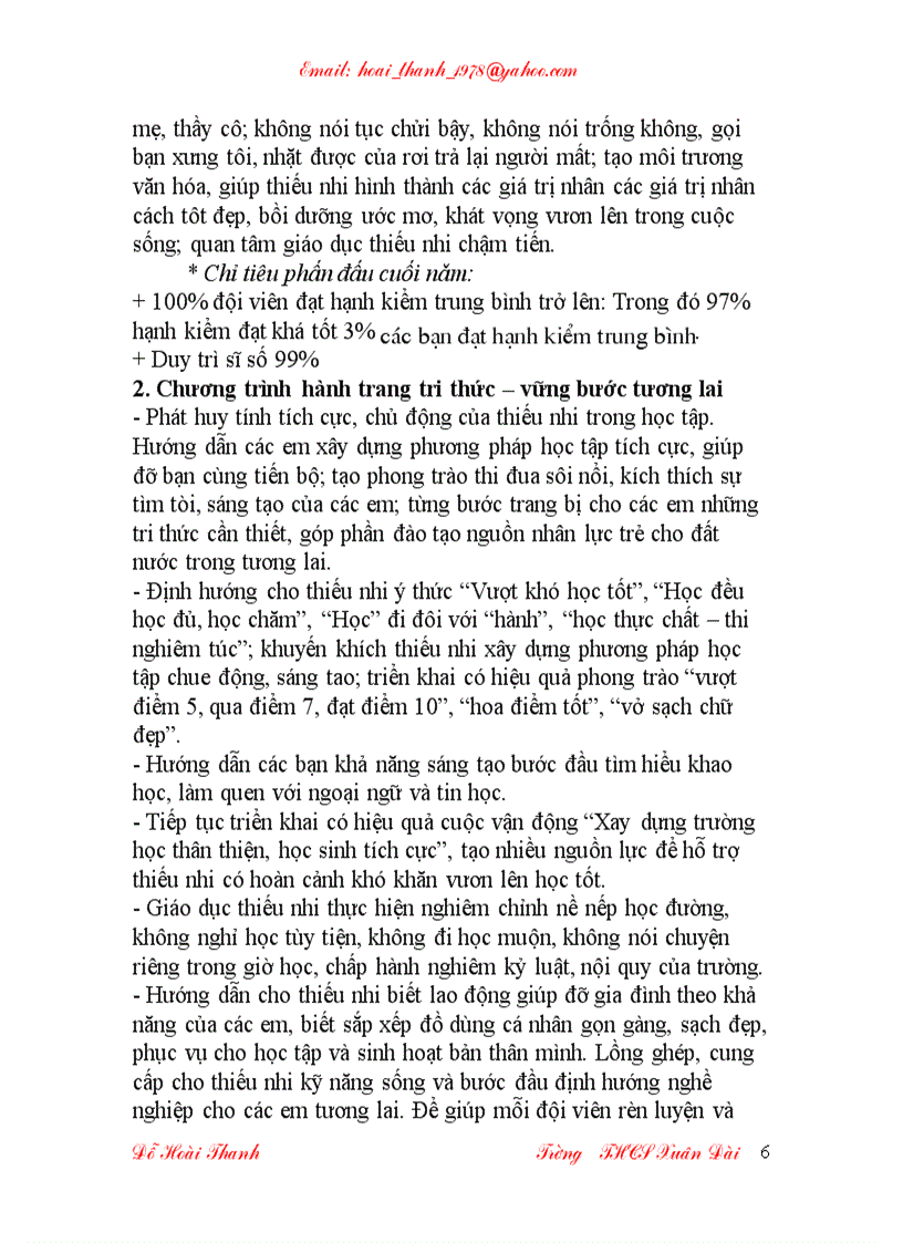 image for page Chương Trình Đại Hội Chi Đội chi tiết